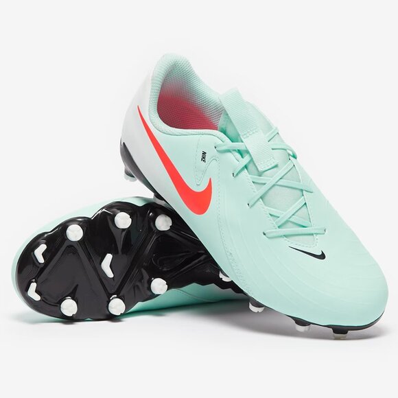 Nike JR Phantom GX II Academy FG/MG Mint/Atomic Red/Off Noir Size 5.5Y (New) - Picture 1 of 13